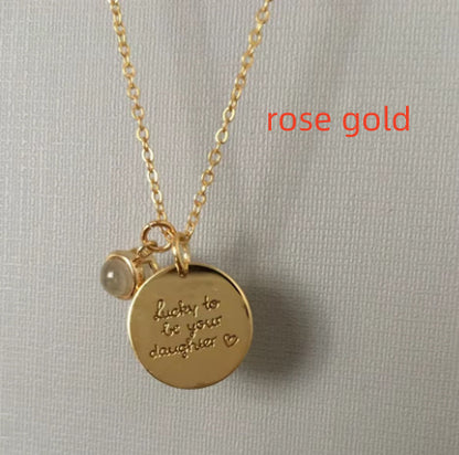 Persönliches Foto Halskette mit Gravur