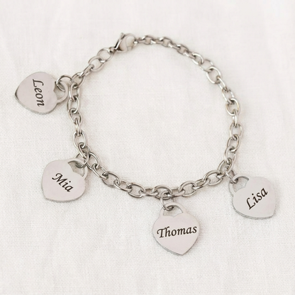 Herz-Armband mit persönlicher Gravur